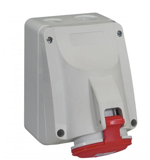 Toma sobreponer de 380-415V 32A 3P+T IP44 legrand